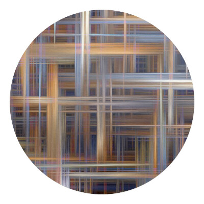 Podkładka pod krzesło obrotowe okrągła Geometryczny splot linii