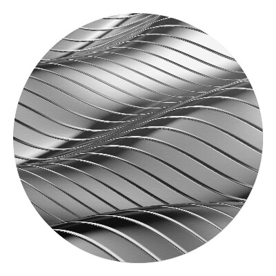 Podkładka pod krzesło okrągła Falujące linie 3D