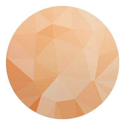 Podkładka pod krzesło okrągła Geometryczny wzór