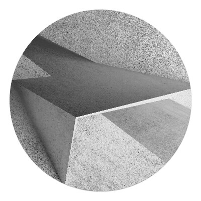 Podkładka pod krzesło obrotowe okrągła Geometryczne struktury