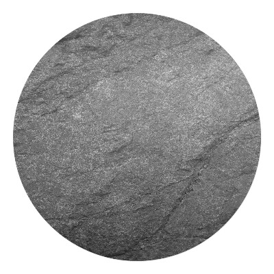 Mata pod krzesło okrągła Kamienna faktura