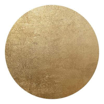 Podkładka pod krzesło okrągła Metaliczna faktura