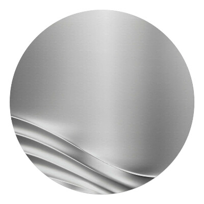 Podkładka pod krzesło obrotowe okrągła Metaliczne fale