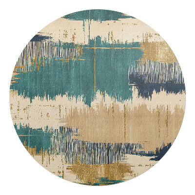 Podkładka pod krzesło obrotowe okrągła Abstrakcyjne pociągnięcia