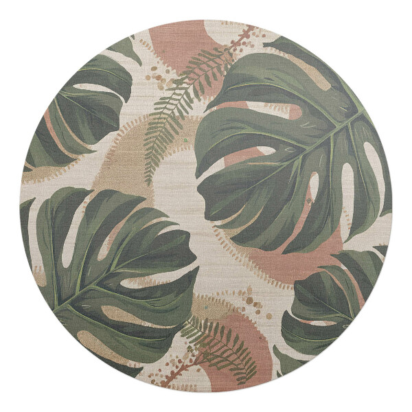 Liście monstera retro