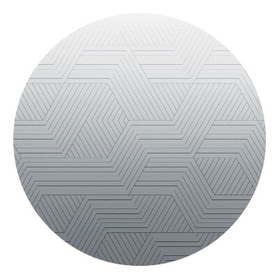 Podkładka pod krzesło obrotowe okrągła Geometryczne linie