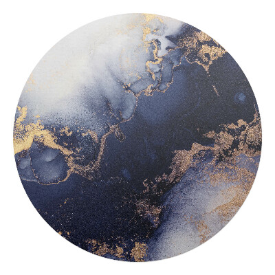 Podkładka pod krzesło obrotowe okrągła Abstrakcyjny marmur