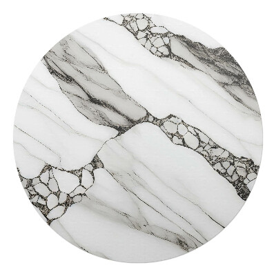 Podkładka pod krzesło okrągła Marmurowe żyłki