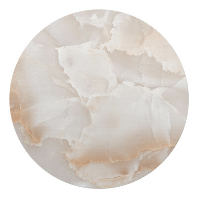 Mata na podłogę pod krzesło okrągła Marmurowa tekstura
