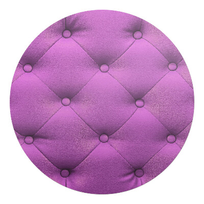 Podkładka pod krzesło okrągła Pikowany wzór tapicerki