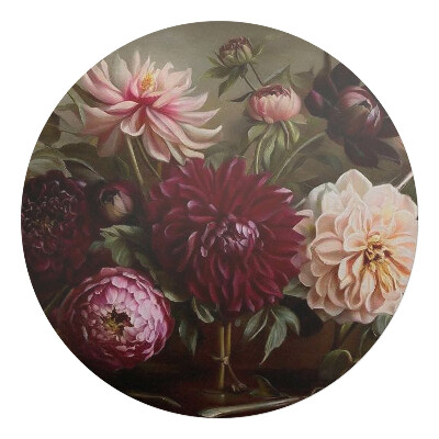 Podkładka pod krzesło obrotowe okrągła Bukiet kwiatów