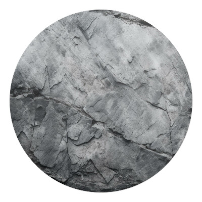 Podkładka pod krzesło obrotowe okrągła Skała z teksturą