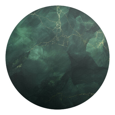 Podkładka pod krzesło obrotowe okrągła Marmurowa abstrakcja