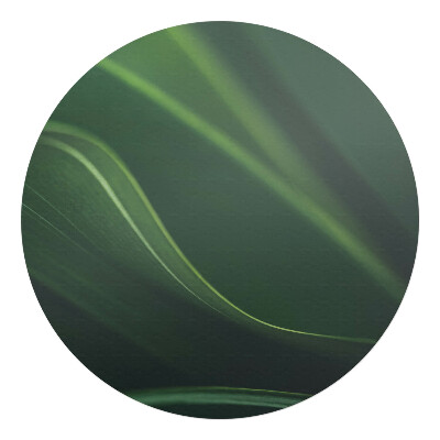 Podkładka pod krzesło obrotowe okrągła Liście w zbliżeniu