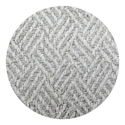 Podkładka pod krzesło okrągła Jodełka tkanina