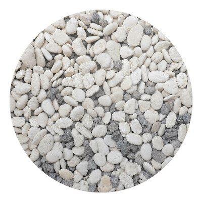 Mata na podłogę pod krzesło okrągła Kamienie dekoracyjne