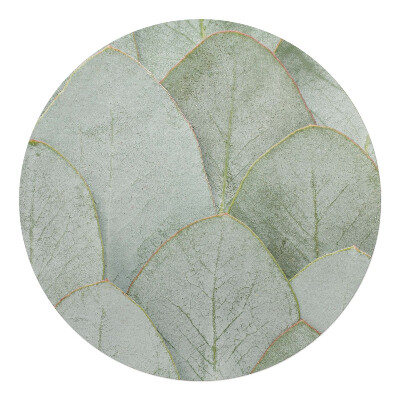Podkładka pod krzesło obrotowe okrągła Liście w harmonii