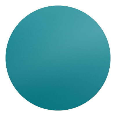 Mata na podłogę pod krzesło okrągła Kolor Turkusowy