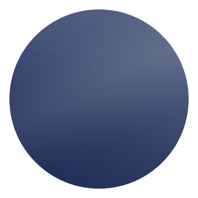 Mata pod fotel biurowy okrągła Kolor Granatowy