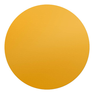 Podkładka pod krzesło obrotowe okrągła Kolor jasnopomarańczowy