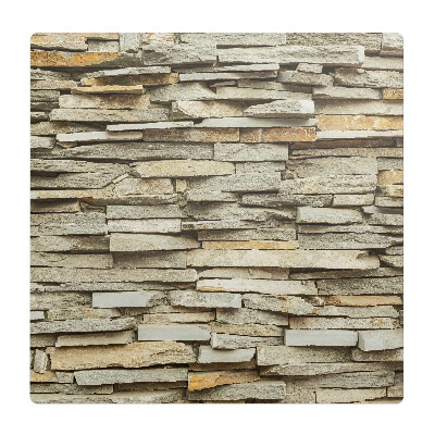 Mata na podłogę pod krzesło Kamienna ściana