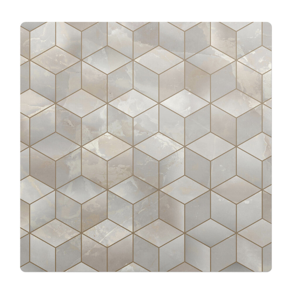Podkładka pod fotel Geometryczny wzór 3D