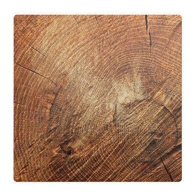 Mata pod fotel biurowy Słoje drzewa