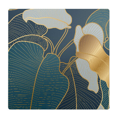 Mata na podłogę pod krzesło Eleganckie liście