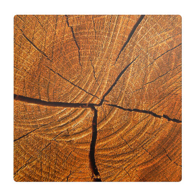 Mata pod fotel ochrona paneli Słoje drewna