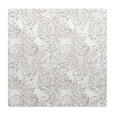 Podkładka pod krzesło Monstera liście wzór