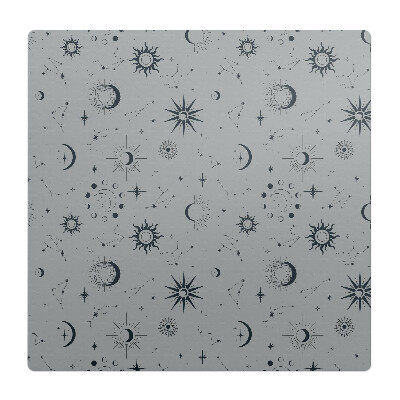 Mata pod krzesło do biura Kosmiczne wzory