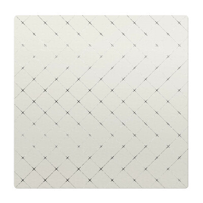 Mata na podłogę pod krzesło Siatka rombów