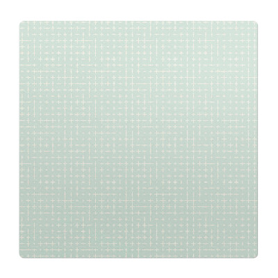 Mata pod fotel ochrona paneli Krzyżykowy wzór retro