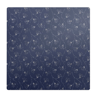 Podkładka pod krzesło obrotowe Delikatne wachlarze