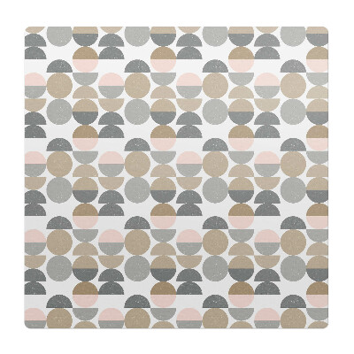 Mata pod krzesło do biura Geometryczne półkola