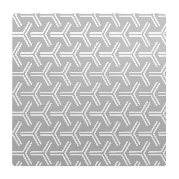 Mata pod fotel ochrona paneli Geometryczny wzór