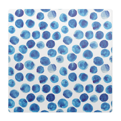 Mata pod fotel biurowy Akwarelowe kropki