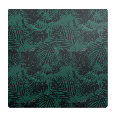 Mata pod fotel biurowy Liście palmowe wzór