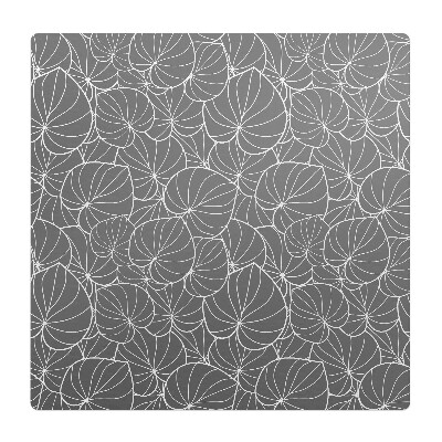 Mata na podłogę pod krzesło Liście w abstrakcji