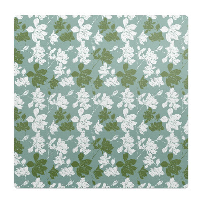 Podkładka pod krzesło obrotowe Kwiatowy wzór liściasty