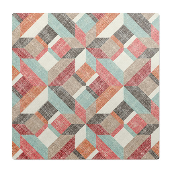Podkładka pod krzesło Geometryczny wzór retro