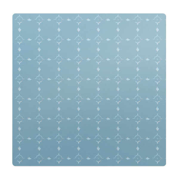 Mata na podłogę pod krzesło Geometryczny wzór retro