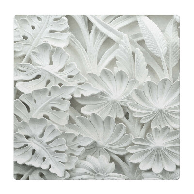 Mata pod fotel biurowy Kwiatowy relief