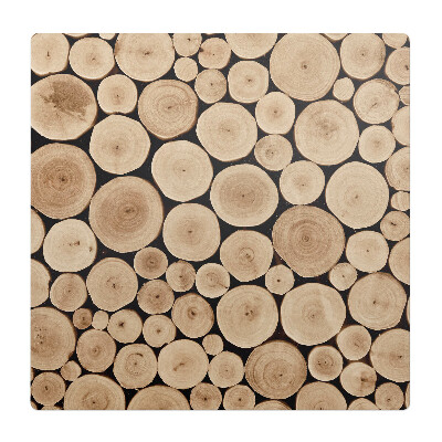 Podkładka pod krzesło obrotowe Drewniane kręgi