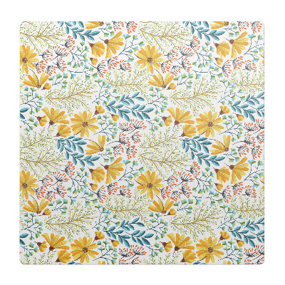 Podkładka pod krzesło obrotowe Kwiatowy wzór vintage