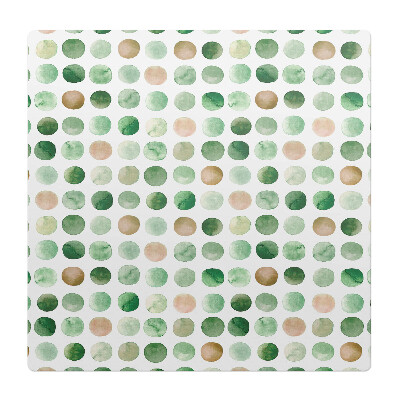 Mata na podłogę pod krzesło Akwarelowe kropki