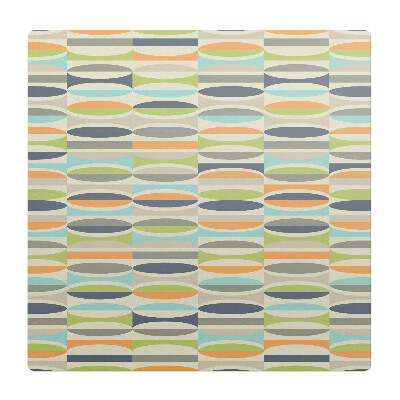 Podkładka pod krzesło obrotowe Owalny wzór retro