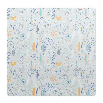 Podkładka pod krzesło Delikatny wzór natury