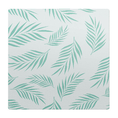 Mata pod fotel ochrona paneli Liście palmowe wzór