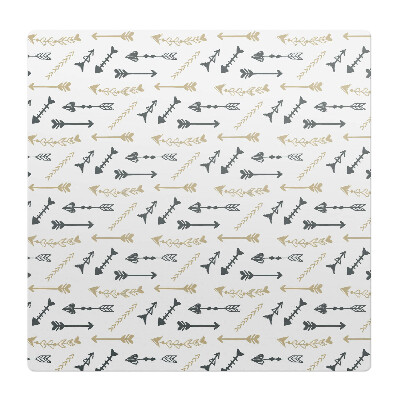 Mata pod fotel biurowy Wzór z strzałkami